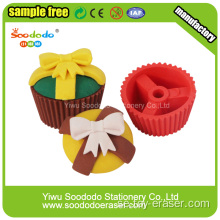 Christmas Cherry Cake Eraser, suddgummi galen